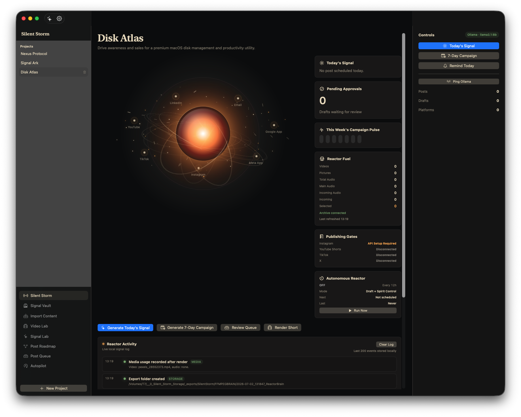 Signal Vault screenshot
